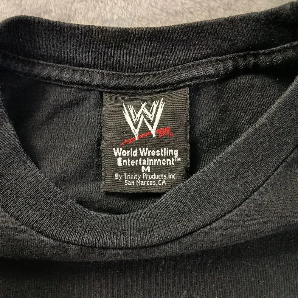 Vintage WWE Rey Mysterio Lucha Libre Luchadore Mask Size M T-shirt 2004 Trinity‎